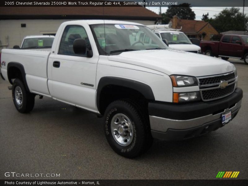 Summit White / Dark Charcoal 2005 Chevrolet Silverado 2500HD Work Truck Regular Cab 4x4