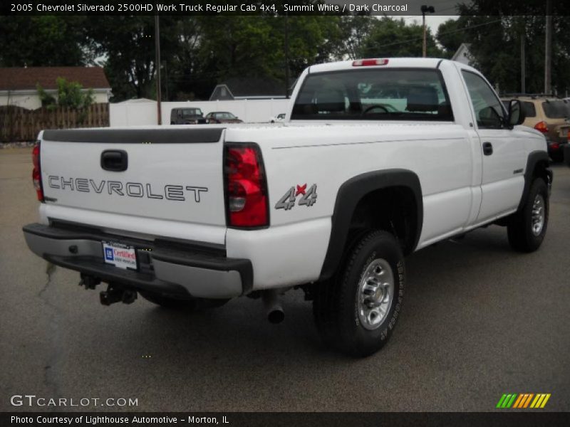 Summit White / Dark Charcoal 2005 Chevrolet Silverado 2500HD Work Truck Regular Cab 4x4