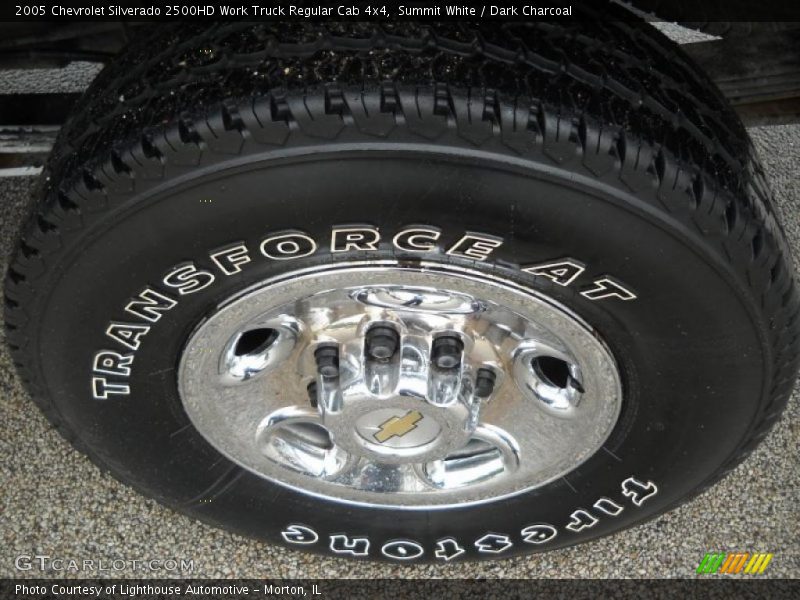 Summit White / Dark Charcoal 2005 Chevrolet Silverado 2500HD Work Truck Regular Cab 4x4