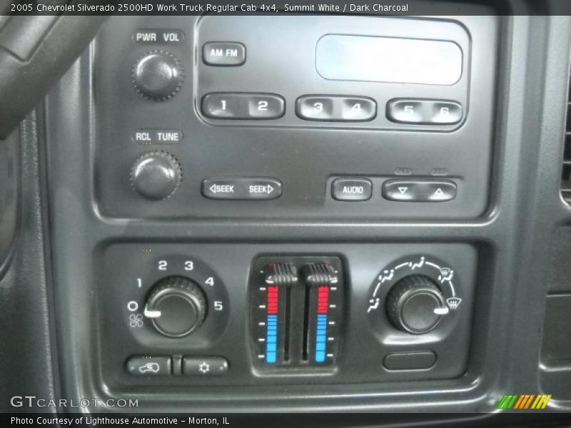 Summit White / Dark Charcoal 2005 Chevrolet Silverado 2500HD Work Truck Regular Cab 4x4