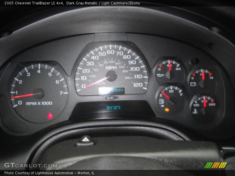 Dark Gray Metallic / Light Cashmere/Ebony 2005 Chevrolet TrailBlazer LS 4x4