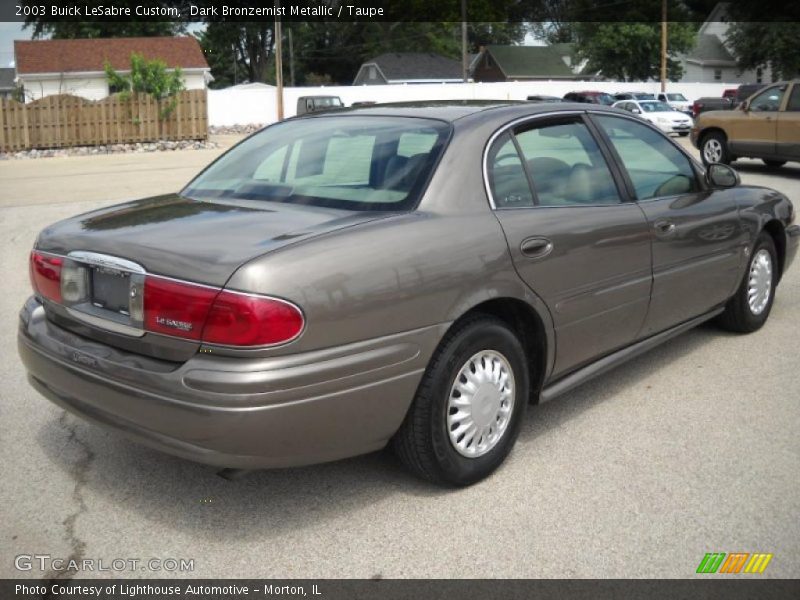 Dark Bronzemist Metallic / Taupe 2003 Buick LeSabre Custom