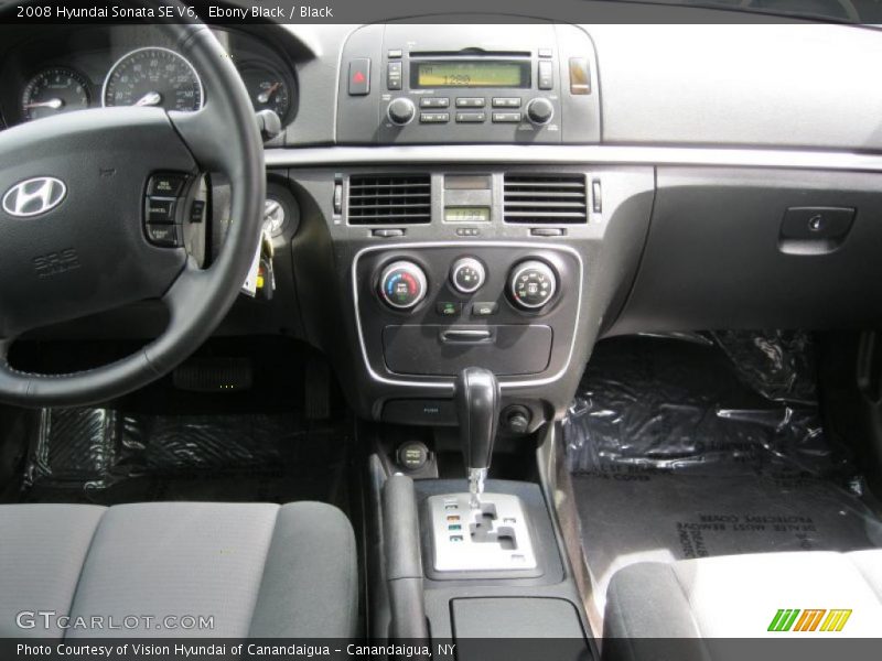 Ebony Black / Black 2008 Hyundai Sonata SE V6