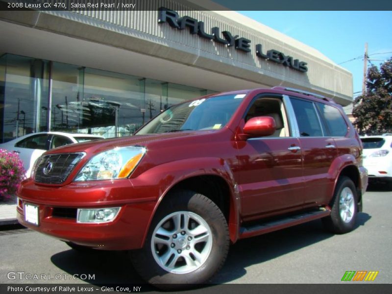 Salsa Red Pearl / Ivory 2008 Lexus GX 470