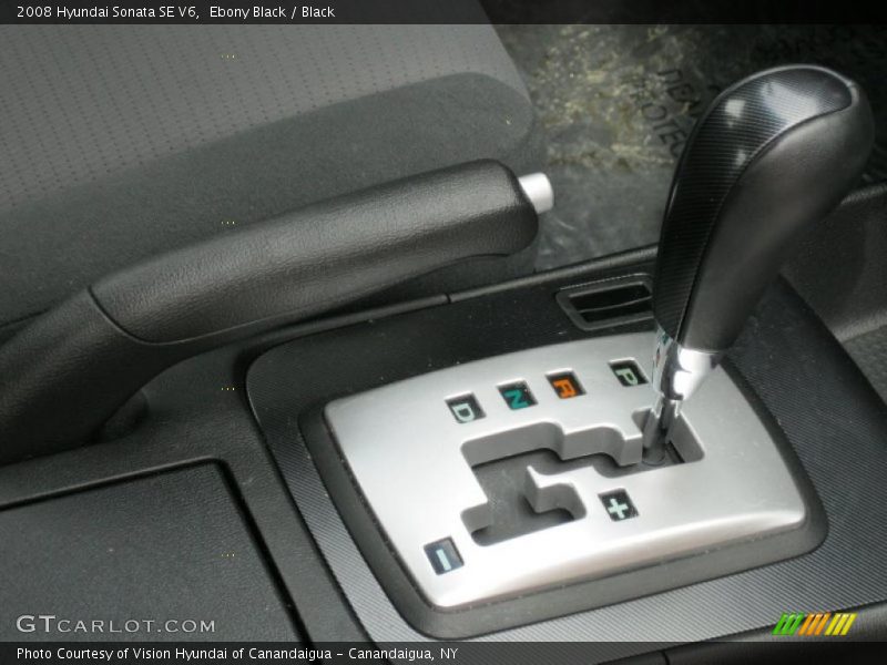Ebony Black / Black 2008 Hyundai Sonata SE V6