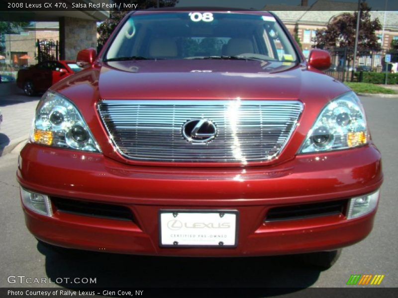 Salsa Red Pearl / Ivory 2008 Lexus GX 470