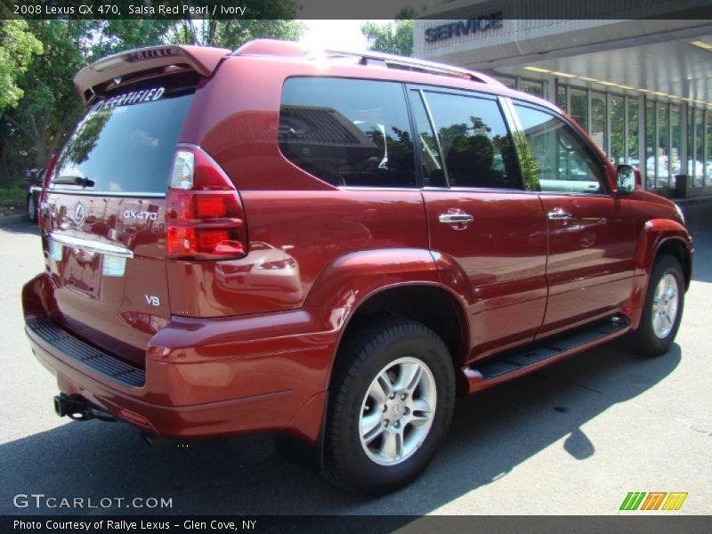Salsa Red Pearl / Ivory 2008 Lexus GX 470