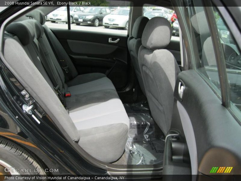 Ebony Black / Black 2008 Hyundai Sonata SE V6