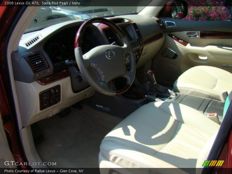 Salsa Red Pearl / Ivory 2008 Lexus GX 470
