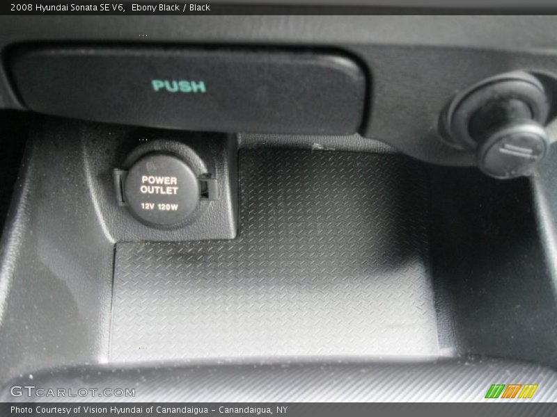 Ebony Black / Black 2008 Hyundai Sonata SE V6