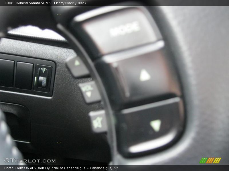 Ebony Black / Black 2008 Hyundai Sonata SE V6