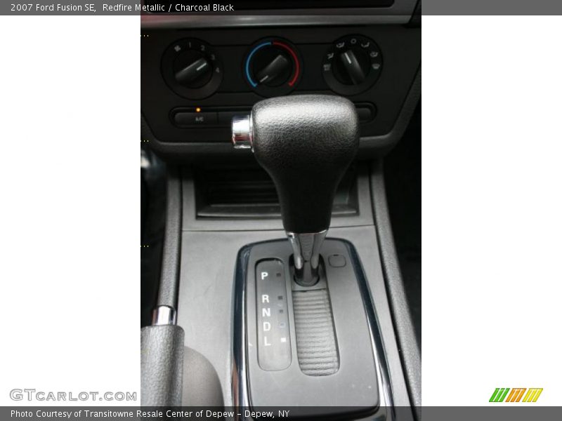 Redfire Metallic / Charcoal Black 2007 Ford Fusion SE