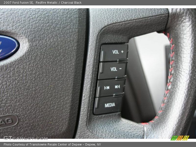 Redfire Metallic / Charcoal Black 2007 Ford Fusion SE