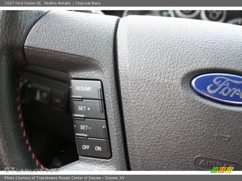 Redfire Metallic / Charcoal Black 2007 Ford Fusion SE