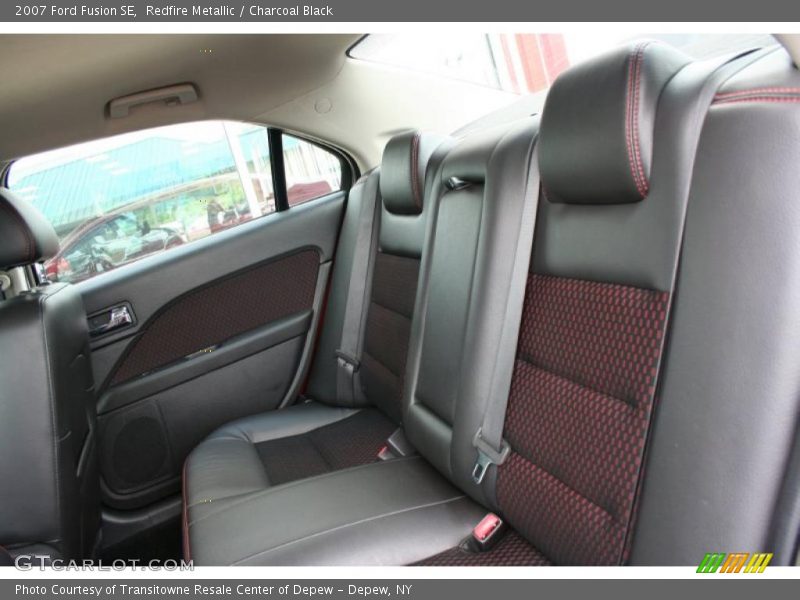 Redfire Metallic / Charcoal Black 2007 Ford Fusion SE
