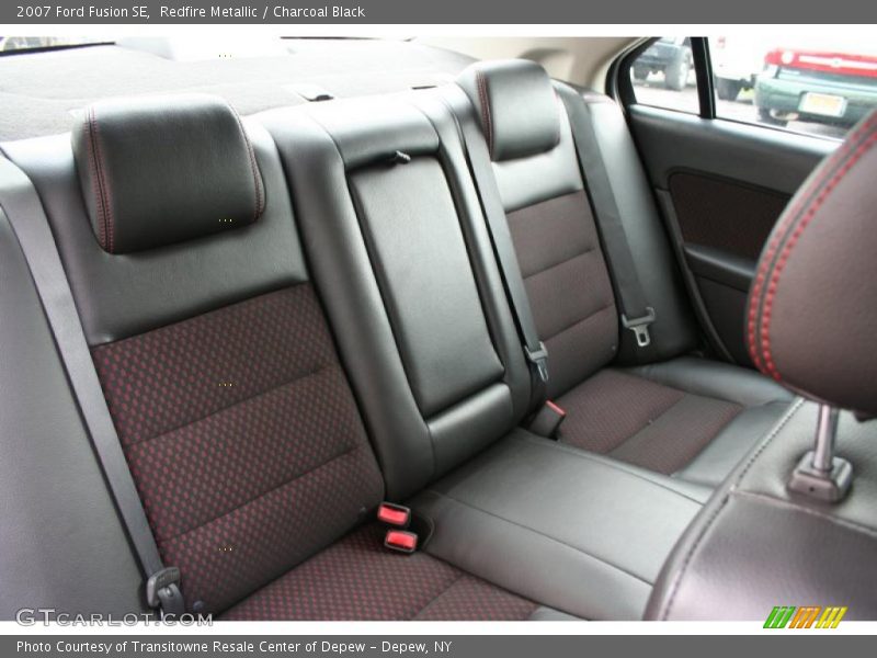 Redfire Metallic / Charcoal Black 2007 Ford Fusion SE