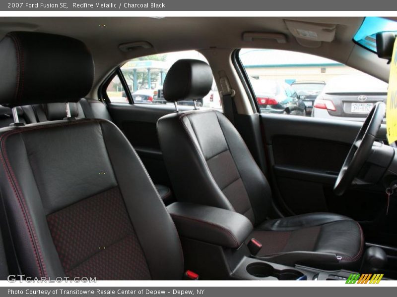Redfire Metallic / Charcoal Black 2007 Ford Fusion SE