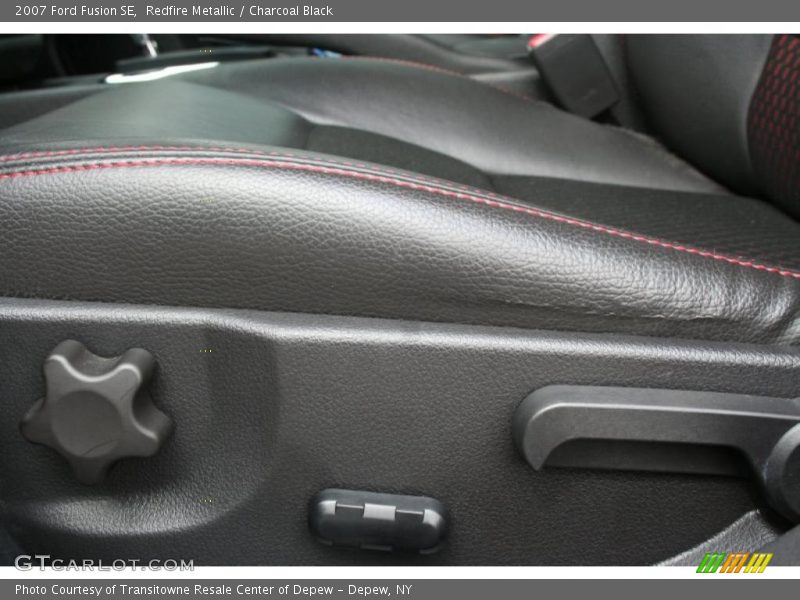 Redfire Metallic / Charcoal Black 2007 Ford Fusion SE