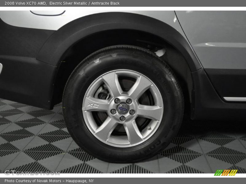 Electric Silver Metallic / Anthracite Black 2008 Volvo XC70 AWD