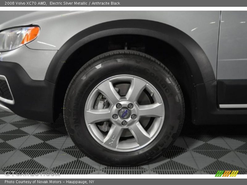 Electric Silver Metallic / Anthracite Black 2008 Volvo XC70 AWD