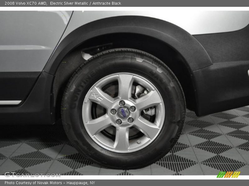 Electric Silver Metallic / Anthracite Black 2008 Volvo XC70 AWD