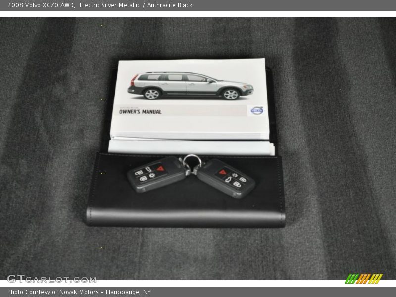 Electric Silver Metallic / Anthracite Black 2008 Volvo XC70 AWD