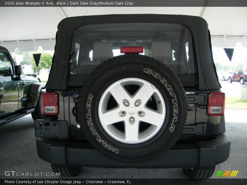 Black / Dark Slate Gray/Medium Slate Gray 2009 Jeep Wrangler X 4x4