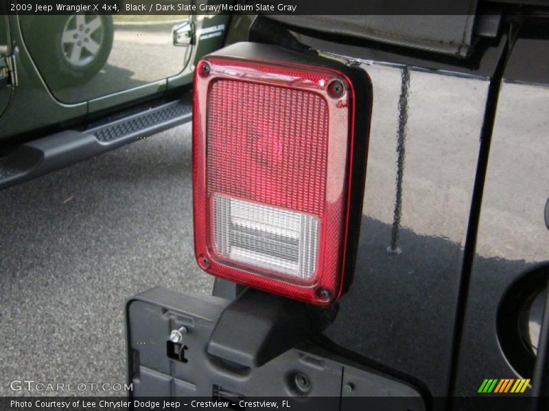 Black / Dark Slate Gray/Medium Slate Gray 2009 Jeep Wrangler X 4x4