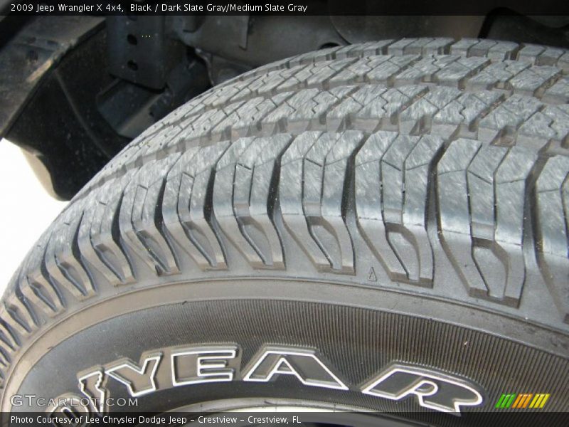 Black / Dark Slate Gray/Medium Slate Gray 2009 Jeep Wrangler X 4x4