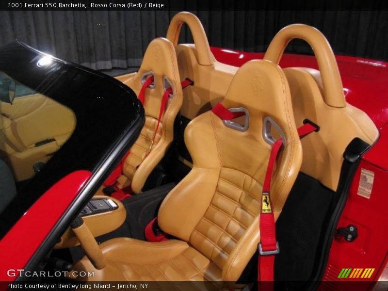 Front Seat of 2001 550 Barchetta