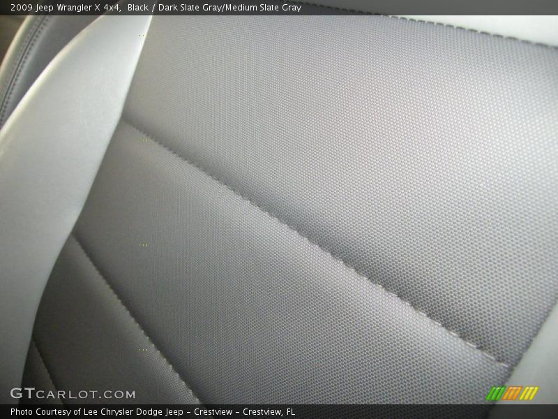 Black / Dark Slate Gray/Medium Slate Gray 2009 Jeep Wrangler X 4x4