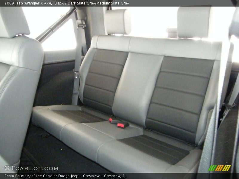 Black / Dark Slate Gray/Medium Slate Gray 2009 Jeep Wrangler X 4x4