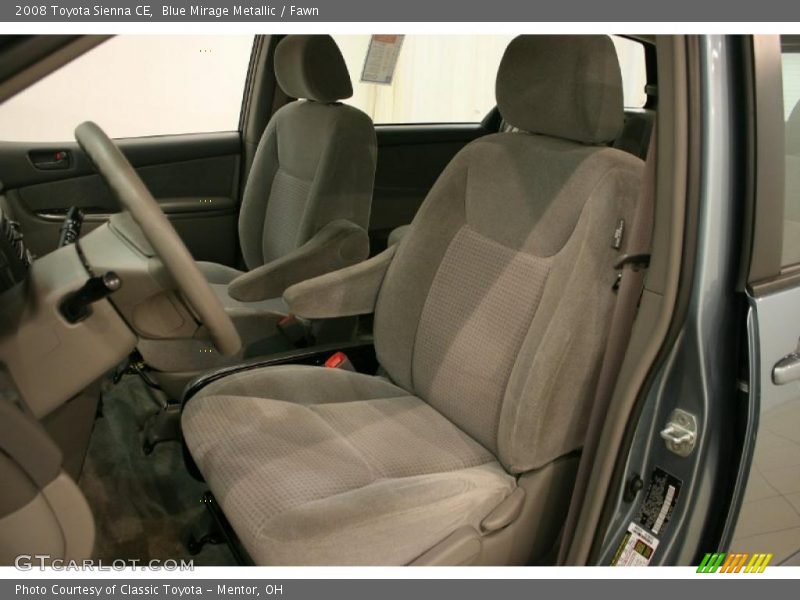 Blue Mirage Metallic / Fawn 2008 Toyota Sienna CE