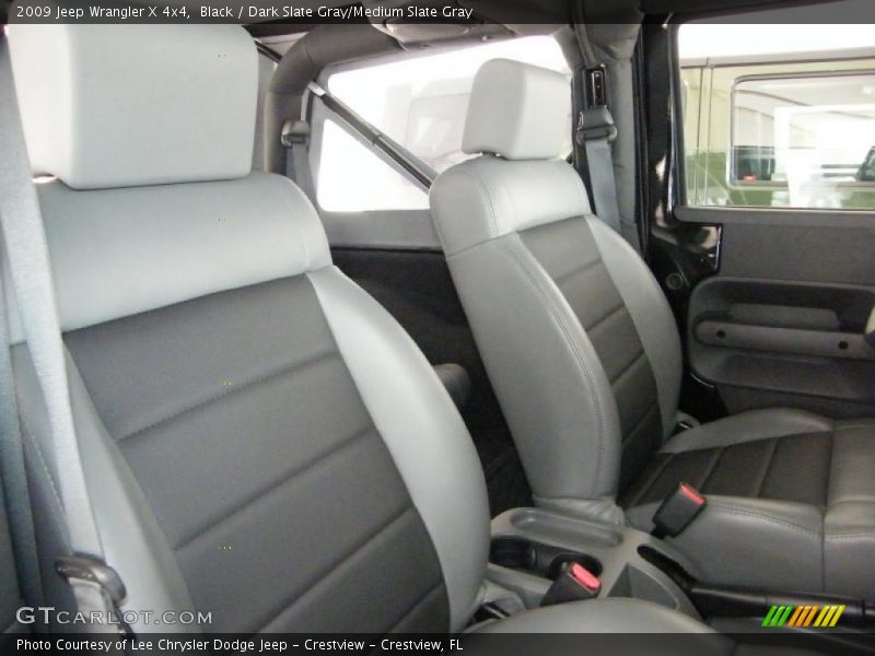 Black / Dark Slate Gray/Medium Slate Gray 2009 Jeep Wrangler X 4x4