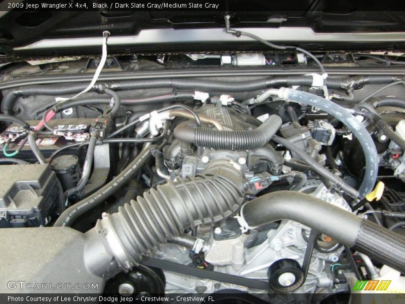 Black / Dark Slate Gray/Medium Slate Gray 2009 Jeep Wrangler X 4x4