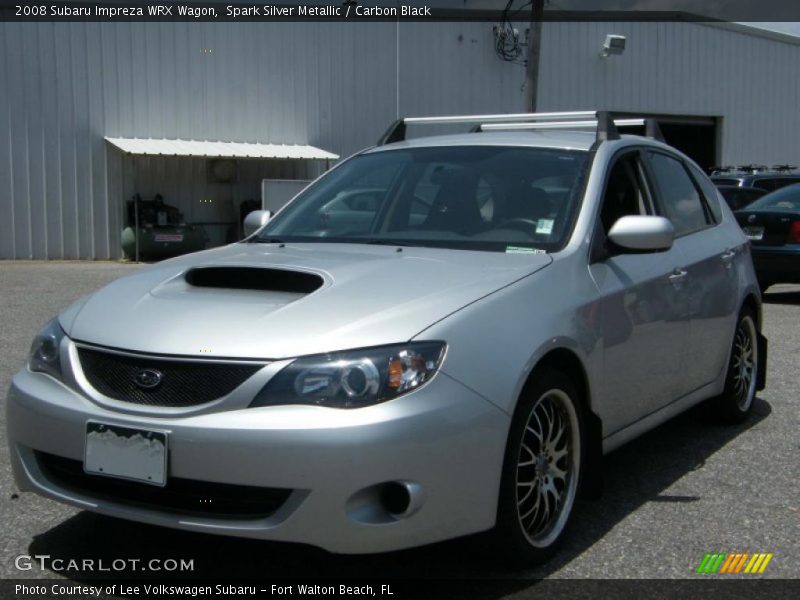 Spark Silver Metallic / Carbon Black 2008 Subaru Impreza WRX Wagon