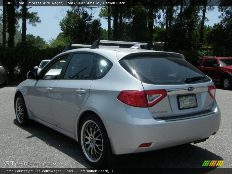 Spark Silver Metallic / Carbon Black 2008 Subaru Impreza WRX Wagon