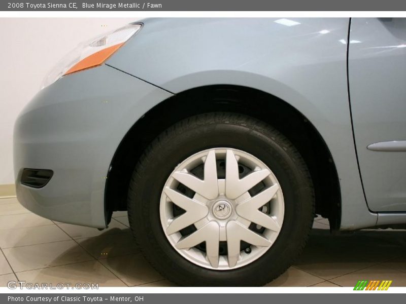 Blue Mirage Metallic / Fawn 2008 Toyota Sienna CE