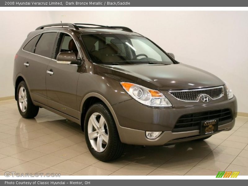 Dark Bronze Metallic / Black/Saddle 2008 Hyundai Veracruz Limited