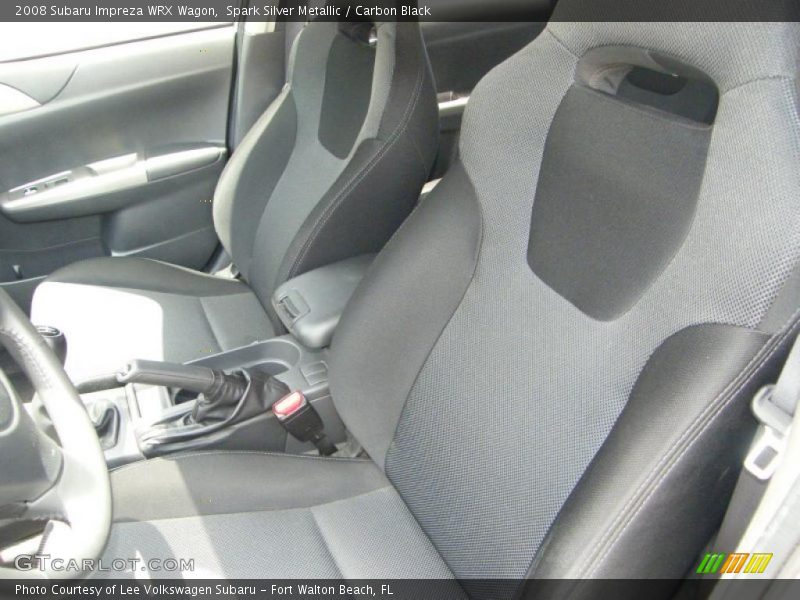 Spark Silver Metallic / Carbon Black 2008 Subaru Impreza WRX Wagon