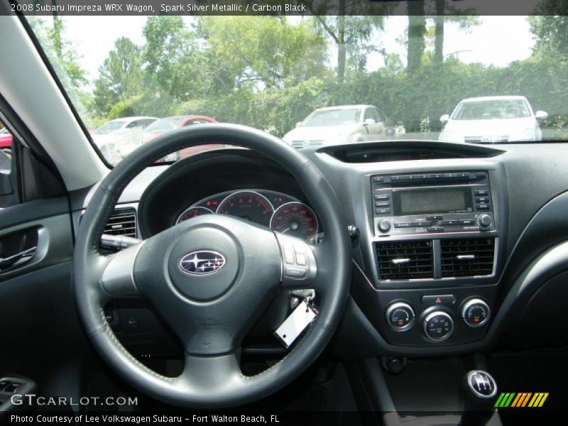 Spark Silver Metallic / Carbon Black 2008 Subaru Impreza WRX Wagon