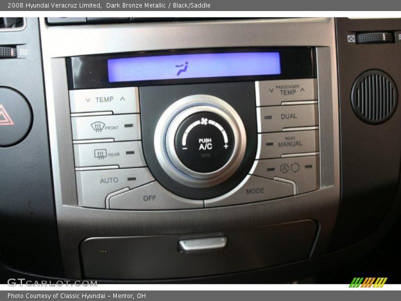 Dark Bronze Metallic / Black/Saddle 2008 Hyundai Veracruz Limited