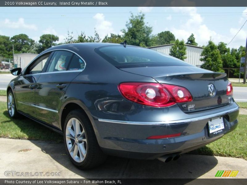 Island Grey Metallic / Black 2010 Volkswagen CC Luxury