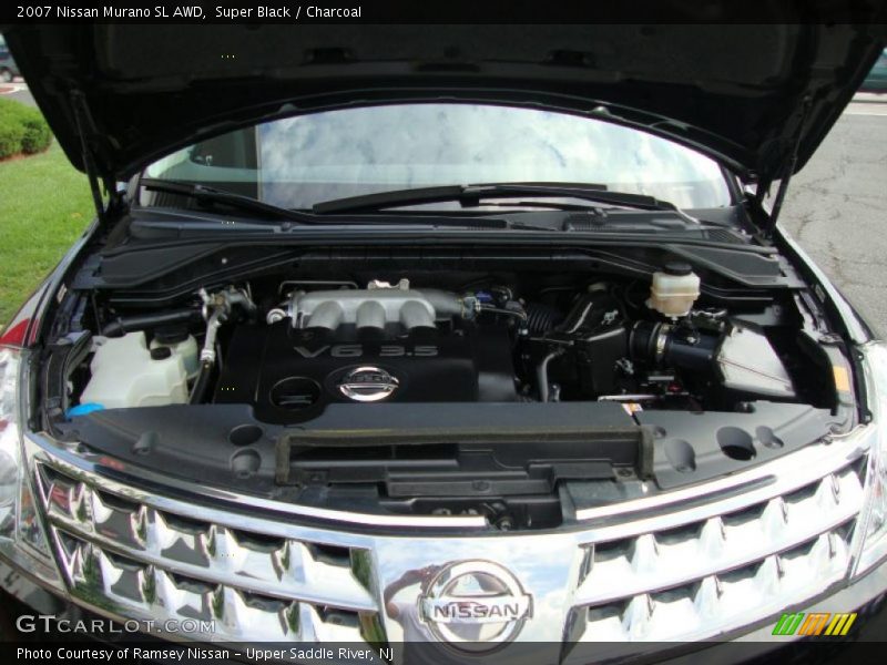 Super Black / Charcoal 2007 Nissan Murano SL AWD