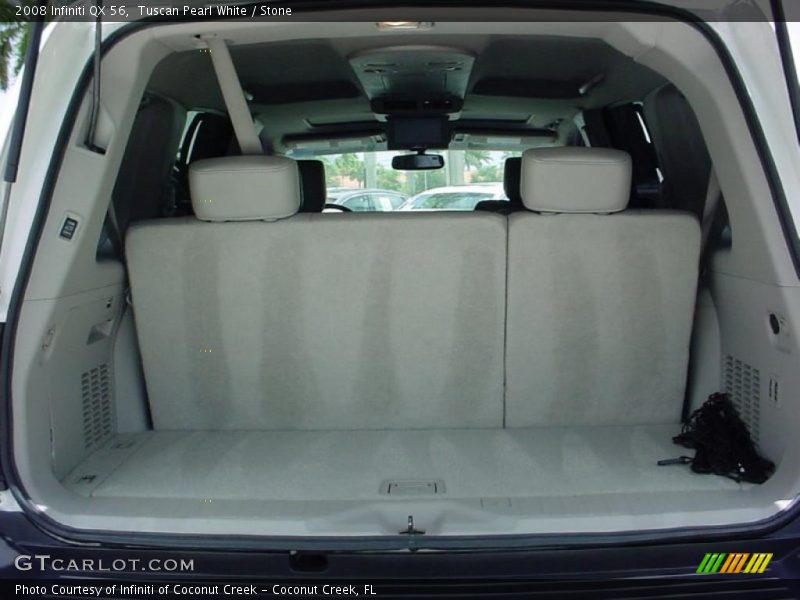 Tuscan Pearl White / Stone 2008 Infiniti QX 56