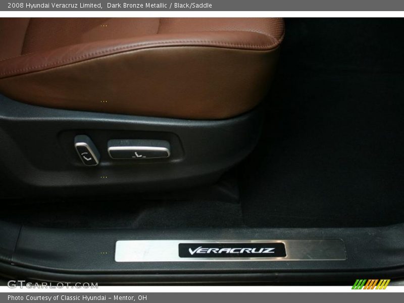 Dark Bronze Metallic / Black/Saddle 2008 Hyundai Veracruz Limited