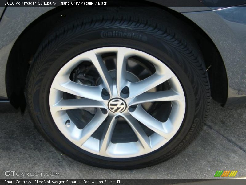 Island Grey Metallic / Black 2010 Volkswagen CC Luxury