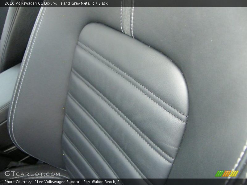 Island Grey Metallic / Black 2010 Volkswagen CC Luxury