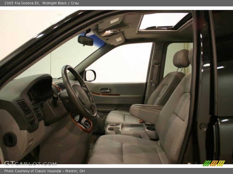 Midnight Black / Gray 2005 Kia Sedona EX
