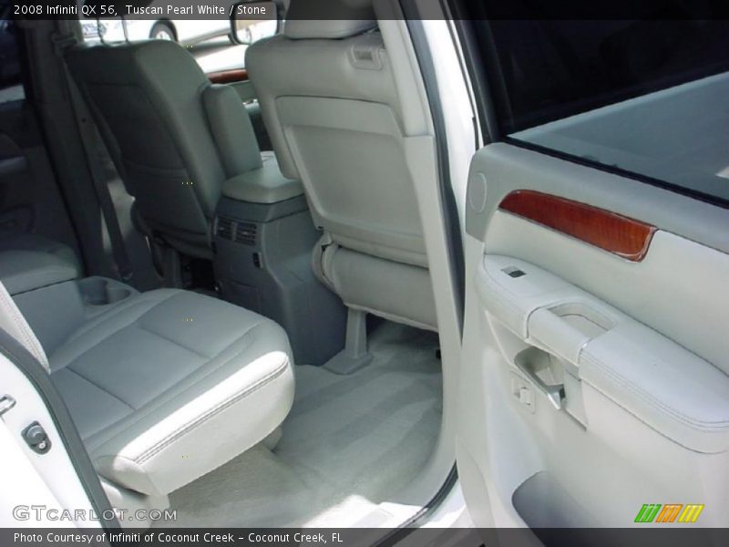Tuscan Pearl White / Stone 2008 Infiniti QX 56
